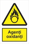 indicator ssm de pericol - dreptunghiular - agenti oxidanti