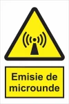 indicator ssm de pericol - dreptunghiular - emisie de microunde