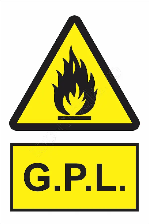 indicator ssm de pericol - dreptunghiular - gpl