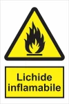 indicator ssm de pericol - dreptunghiular - lichide inflamabile