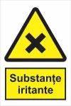 indicator ssm de pericol - dreptunghiular - substante iritante