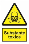 indicator ssm de pericol - dreptunghiular - substante toxice