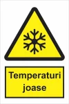 indicator ssm de pericol - dreptunghiular - temperaturi joase