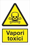 indicator ssm de pericol - dreptunghiular - vapori toxici
