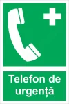 indicator ssm salvare - dreptunghiular - telefon de urgenta